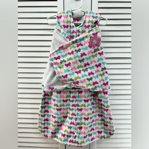 Halo Size 3-6 M Fleece Butterfly Swaddle